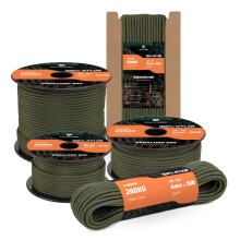 Kamu Synber 550 Paracord 4mm 10m Type III 7 Strands 100% Nylon Rope Parachute Co