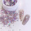 Pink Nail Art Sequins Sparkly Irregular 1 Box 7