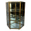 Clear glass jewelry box three-layer earring storage 2