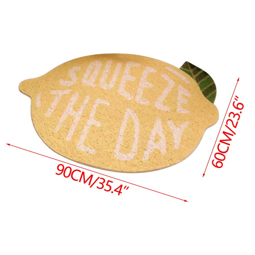 Grinch Christmas placemat PVC fruit shape non-slip 2