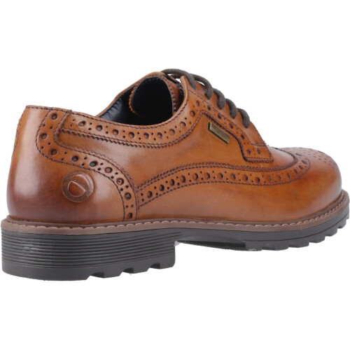 Cotswold (, ) Cotswold Ramsden Leather Men's Tan Brogues Shoes 1