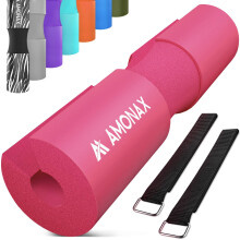 AMONAX Barbell Squat Pad, Extra Thick Foam Padding for Neck & Shoulder Support,