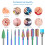 Peaoy nail drill bits for electric nail drill 10 pcs 5