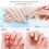 Peaoy nail drill bits for electric nail drill 10 pcs 6
