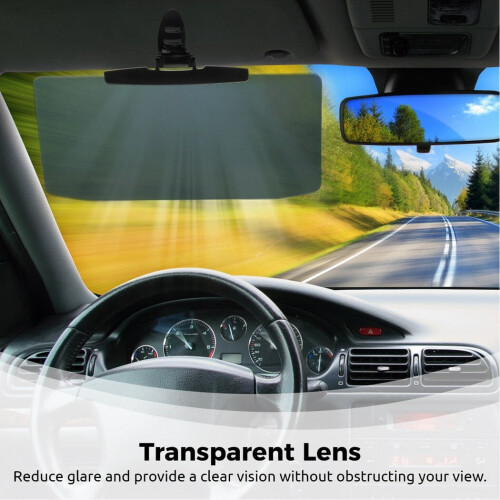 Car Sun Visor Extender Anti-Glare Adjustable Shade 1 Pack 1