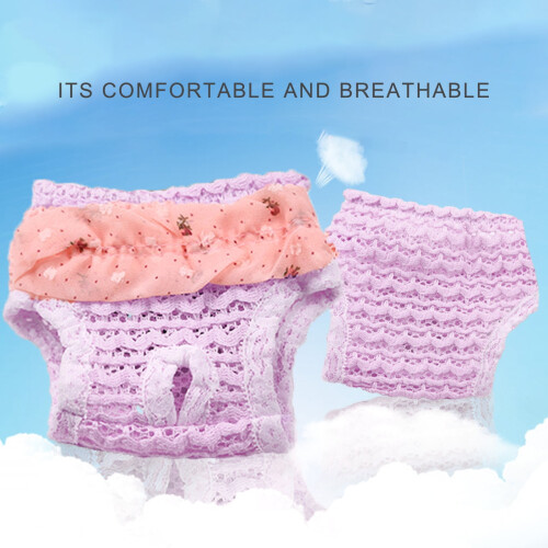 Windfall female dog diapers reusable washable small medium 2