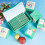 Bouncing Gift Box Set Red Blue 20 pcs 10x8x19cm 4