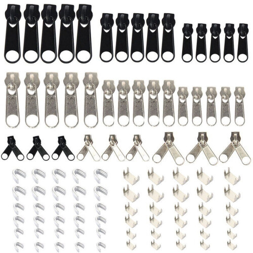 Zipper Repair Kit Replacement Sliders 84PCS 1