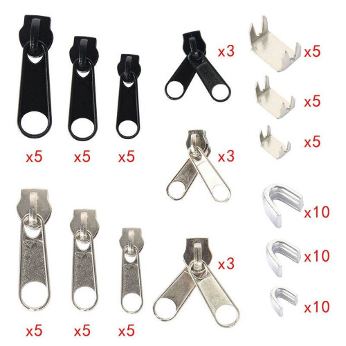 Zipper Repair Kit Replacement Sliders 84PCS 2