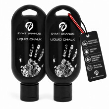 EVMT Brands Liquid Chalk, Mess-Free Gym Chalk for Weightlifting, Gymnastics, Roc