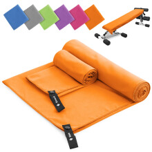Sinand Microfibre towel 2 Pack |160x80cm+80x40cm| Ultra Lightweight Gym Towel, Q