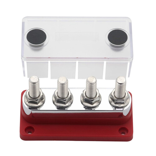 Pinnaco 600A bus bar distribution block 48V 4-post 2
