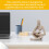 Abstract Thinker Bookend Resin Statue Sandstone 5