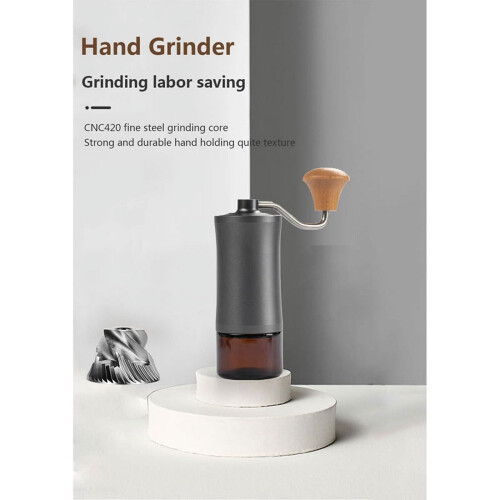 Manual Coffee Grinder Stainless Steel Burr Adjustable