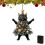 Black and White Cat Christmas Ornament 2024 1