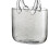 Glass flower vase handbag shape 1 piece 8