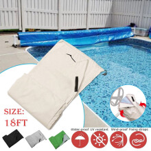 Jacenvly 4th of July pool solar cover for up to 18 ft wide