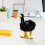 Duck Sculpture Resin Home Decor 7.5cm Black 6