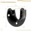 Stainless Steel Closet Rod Bracket U-Shape 6PCS 4