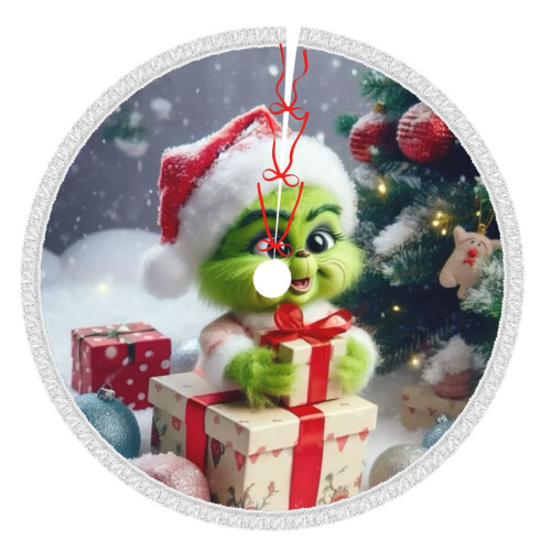 Christmas Tree Skirt 36 Inch Rustic Holiday Decor