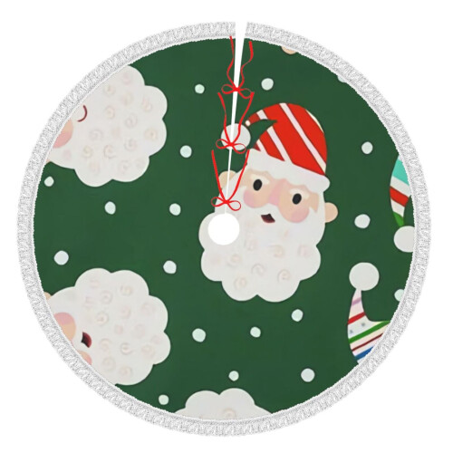 Christmas Tree Skirt 36 Inch Rustic Holiday Decor
