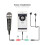 Wired Condenser Microphone 3.5mm Cardioid Studio Mic with 4