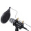 Wired Condenser Microphone 3.5mm Cardioid Studio Mic with 8