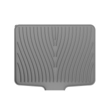 Silicone Dish Drying Mat Gray Heat-Resistant Non-Slip 1