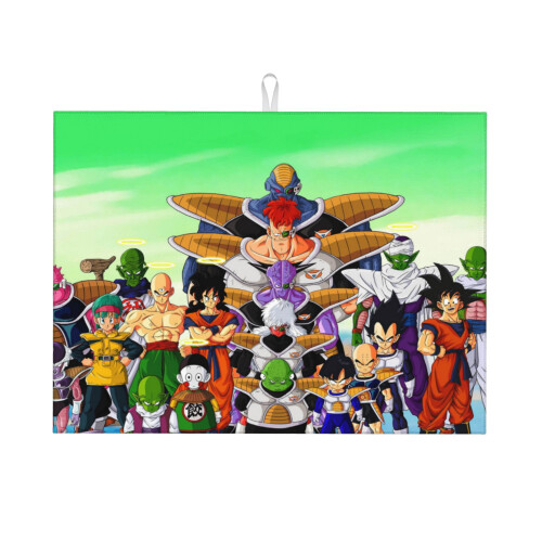 Dish Drying Mat Dragon Ball Z Microfiber 18x24 Inch