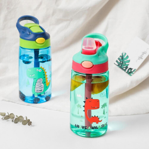 Kids Sippy Cup with Straw 480ml Portable Anti-fall 2