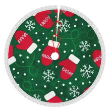 Christmas Tree Skirt 48 Inch Rustic Holiday Decor
