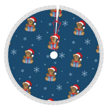 Christmas Tree Skirt 48 Inch Rustic Holiday Decor