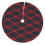 Christmas Tree Skirt Plaid 48 Inch Thick Rustic Holiday 1