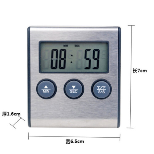 Digital Cooking Thermometer with Timer 32F–482F 2