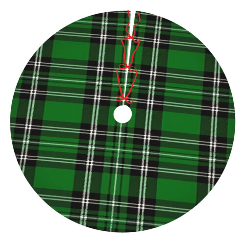 Christmas Tree Skirt Plaid 36 Inch