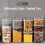 Clear Plastic Airtight Storage Jars with Lids 4-Pack 1