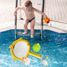 Jacenvly toddler bath toy set with light-up carrot and