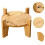 Wood Beverage Dispenser Holder 22 cm Diameter 6