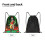 Rick and Morty Drawstring Bag Unisex Medium 5