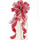 Christmas Tree Topper Bow Grey Silver Snowflake 33x13 Inch 3