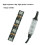 LED strip flashlight bar lamp for Xiaomi M365 scooter 6