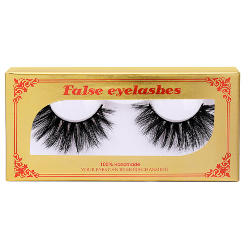 Pink False Eyelashes Natural 3D Wispy 1 Pair 1