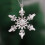 Christmas Snowflake Ornament Clear Crystal 30PCS 6