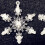 Christmas Snowflake Ornament Clear Crystal 30PCS 7