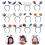 Halloween headbands fashion assorted 12 pcs 2