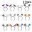 Halloween headbands fashion assorted 12 pcs 3