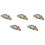 Pink Nail Rhinestones Alloy 5Pcs 2