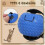 (blue) Interactive Rolling Cat Toy Ball, Self Rolling Dog Ball Interactive Cat Toys 4