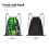 Rick and Morty drawstring bag unisex small 5