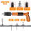 Mini manual nailer for walls, low-noise, adjustable 8